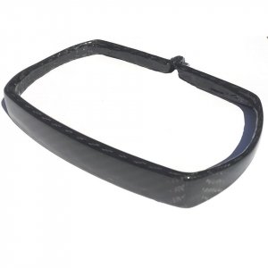 Rectangular headlight frame in carbon for Vespa 50 Special 