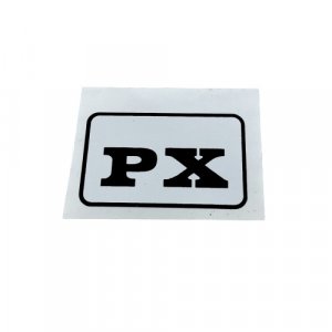 Rear fender sticker &quot;PX&quot; for Ciao PX 