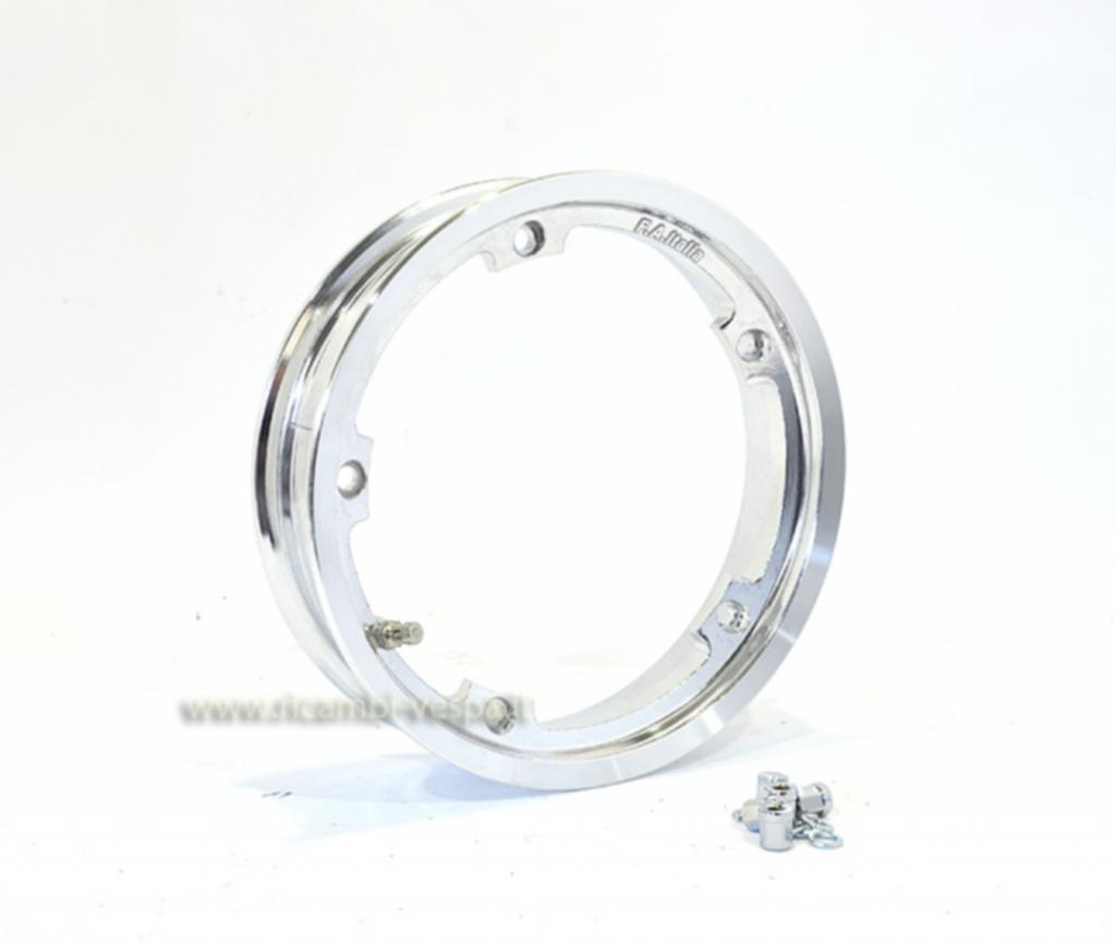 Polished aluminium tubeles rim 