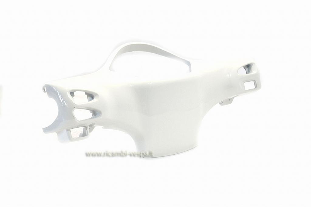 White plastic handlebar rear cover 