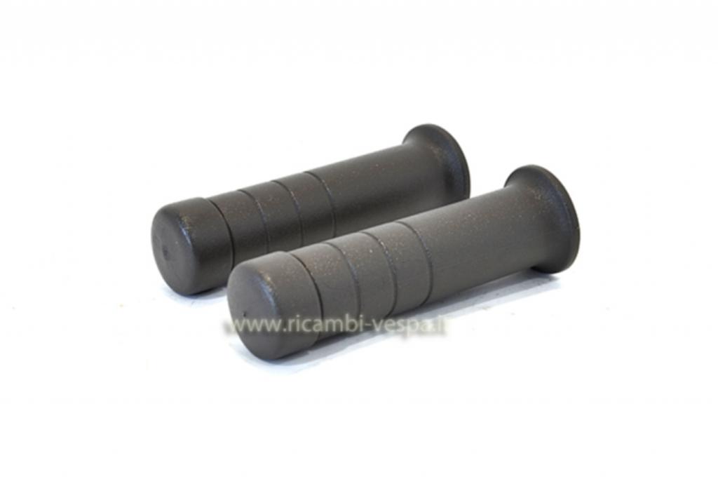 Dark grey handle grip pair 