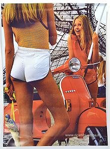 PX vintage poster with two girls (48x67) 