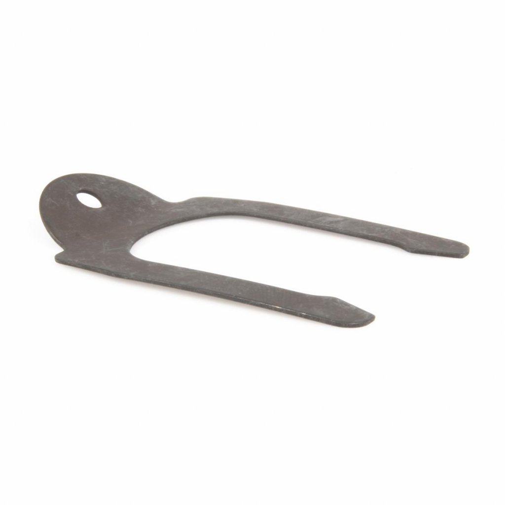 Plate spring fastening top lock 