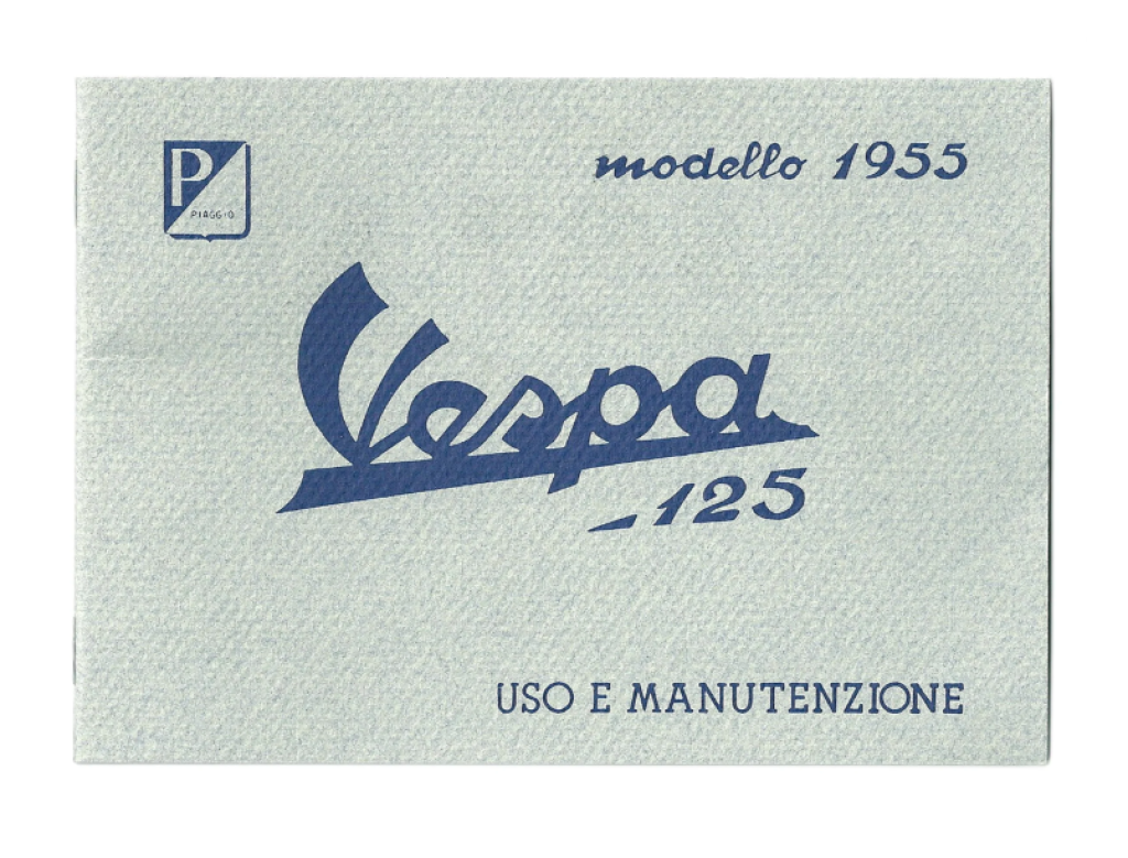 Libretto uso e manutenzione dal 1953 per Vespa 125 VM1>2T-VN1>2T 