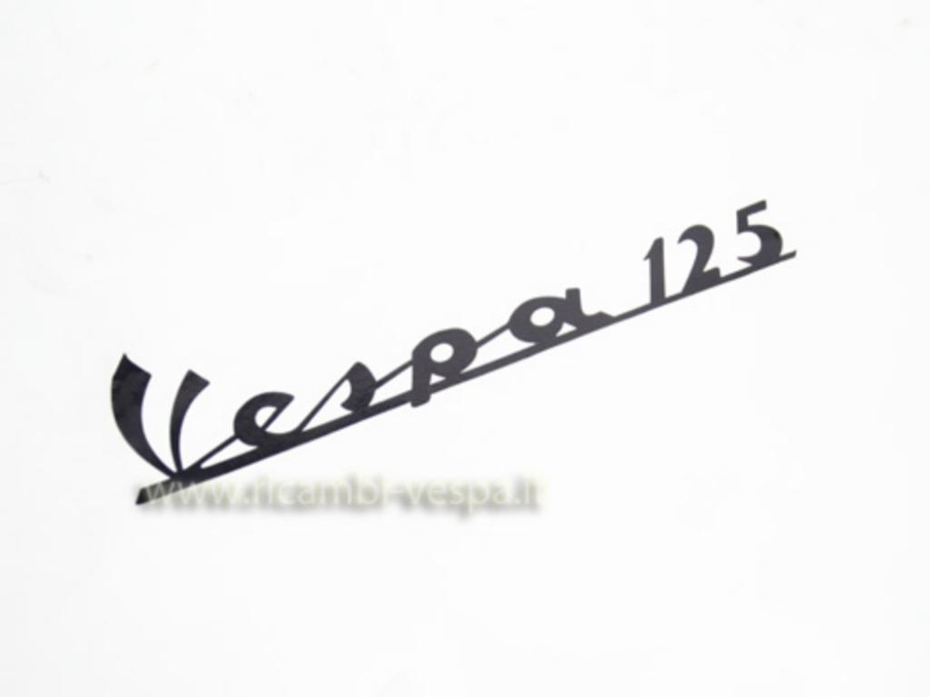 Nameplate Vespa 125 