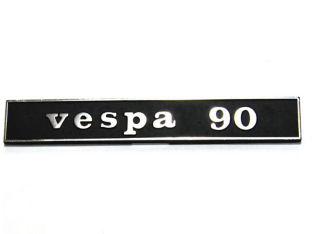 Nameplate Vespa 90 